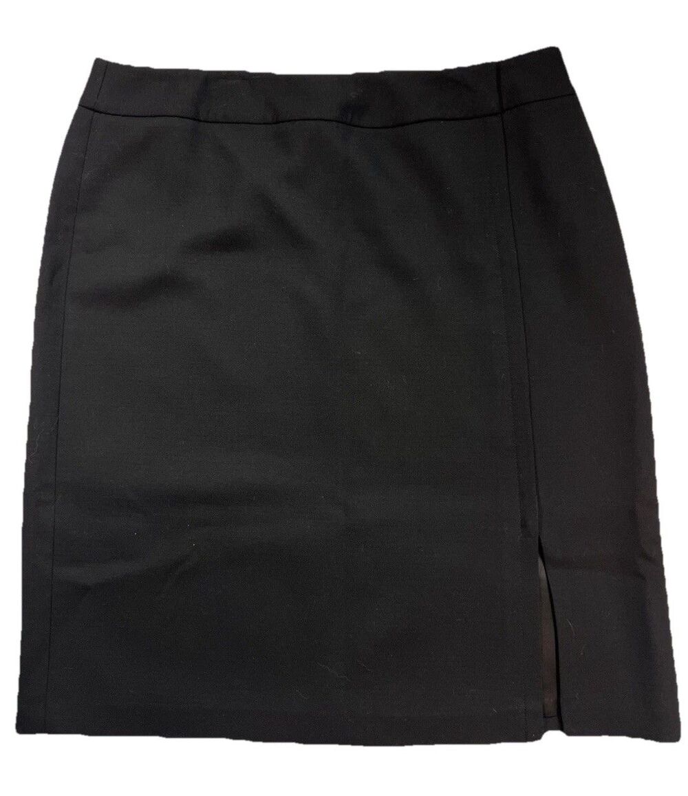 Linda Allard Ellen Tracy Fully Lined Zip Up Pencil Skirt Size 16 Knee Length New